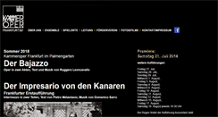 Desktop Screenshot of kammeroper-frankfurt.de